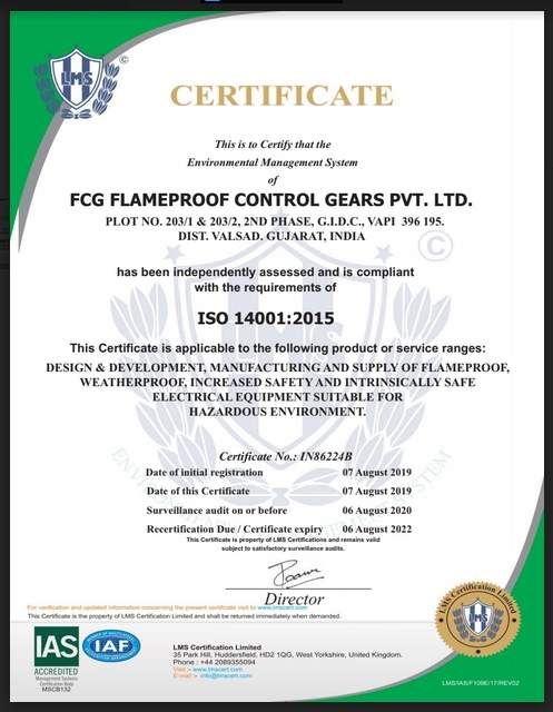 IJ61107 – FCG Flameproof Control Gears